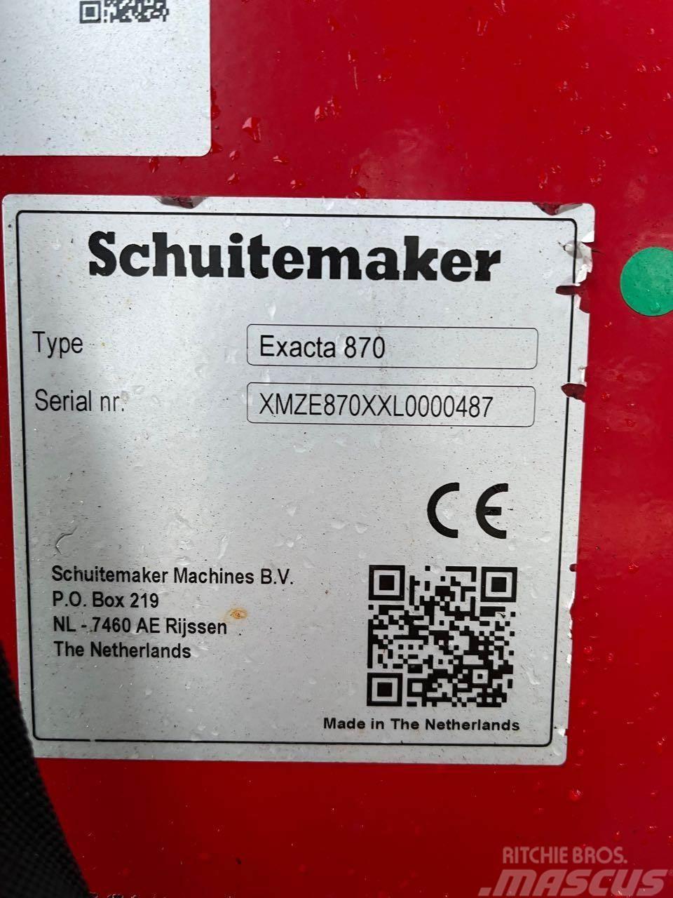 Schuitemaker Exacta 870 Inne maszyny do nawożenia