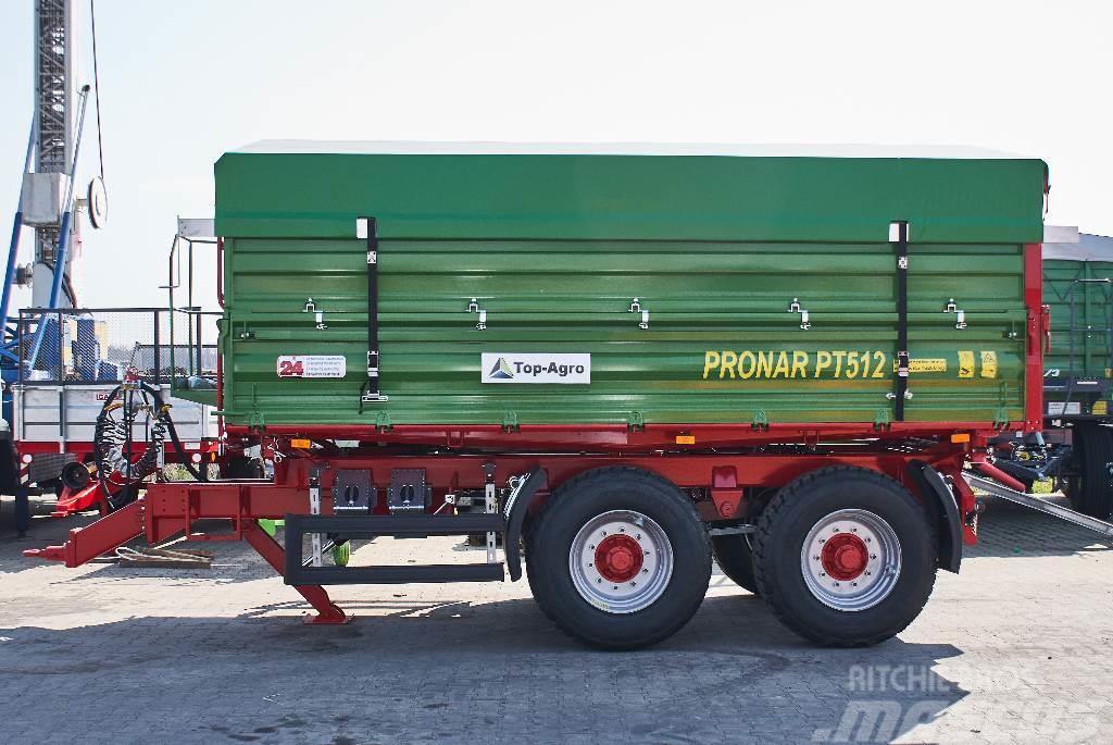 Pronar PT 512 TANDEM 12 tones tipping trailer/ przyczepa Wywrotki rolnicze