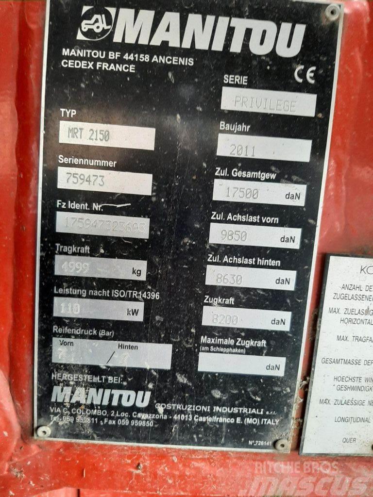 Manitou MRT 2150 Priv Ładowarki teleskopowe