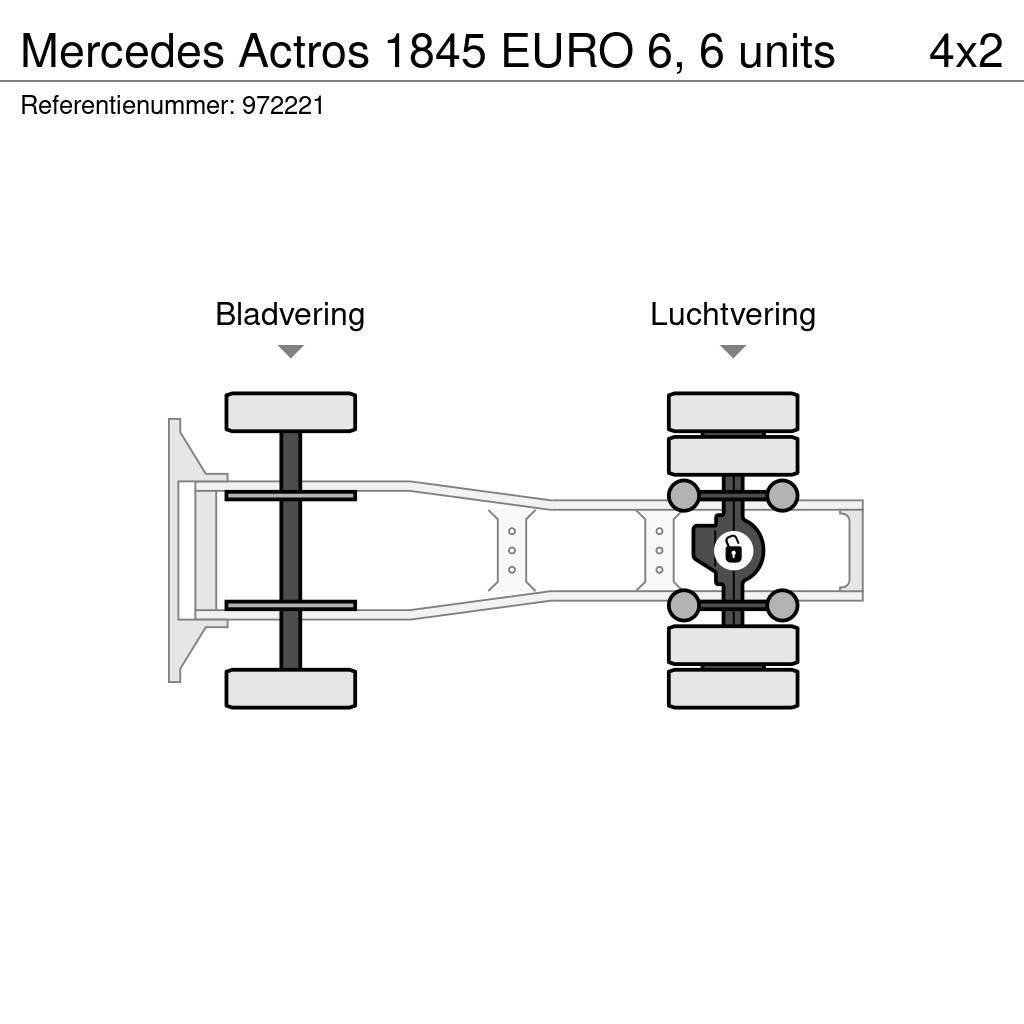 Mercedes-Benz Actros 1845 EURO 6, 6 units Ciągniki siodłowe