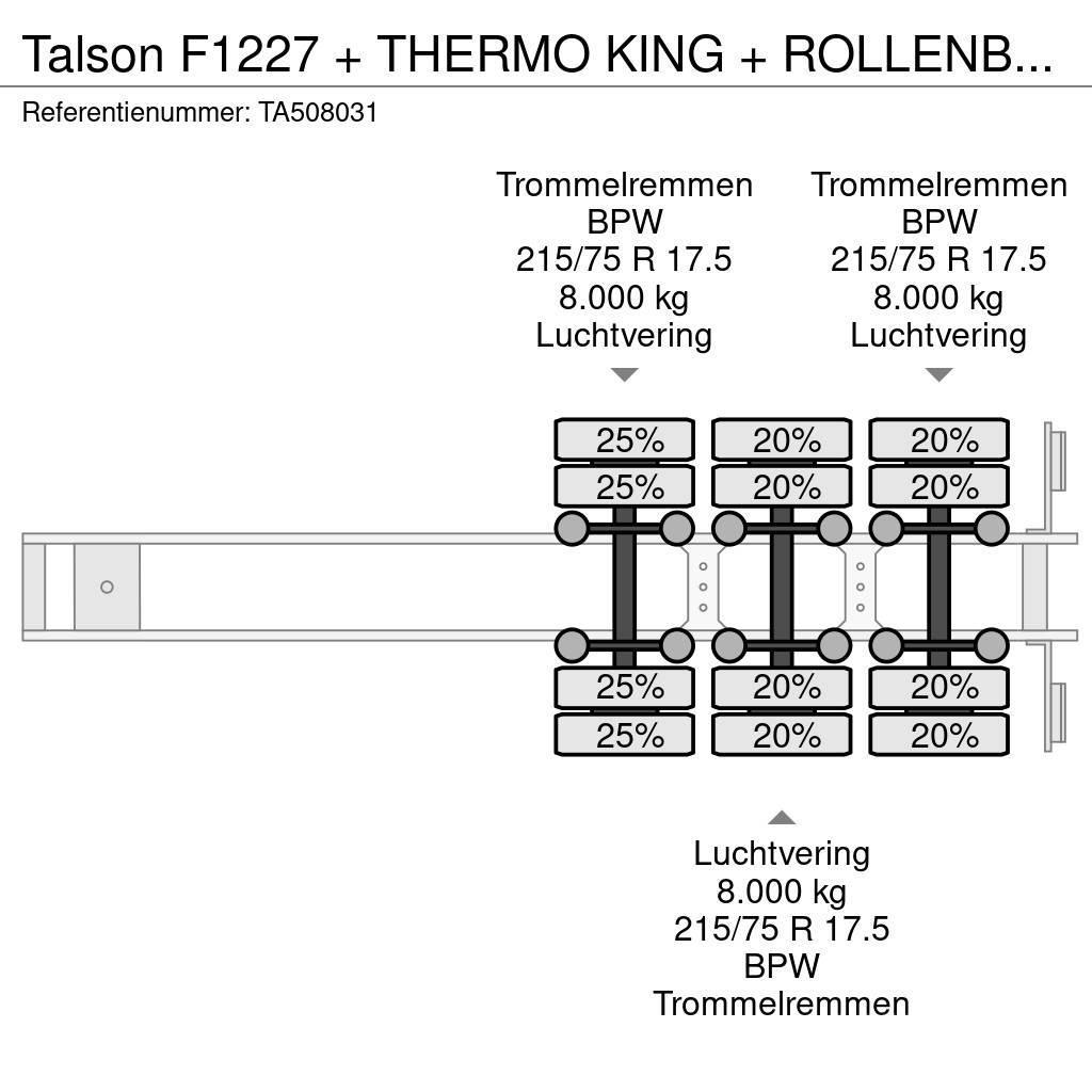Talson F1227 + THERMO KING + ROLLENBANEN - MEGA Naczepy chłodnie