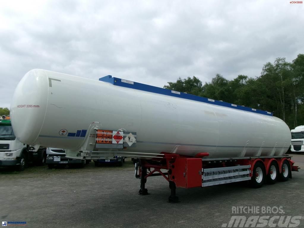 Feldbinder Fuel tank alu 44.6 m3 + pump Naczepy cysterna
