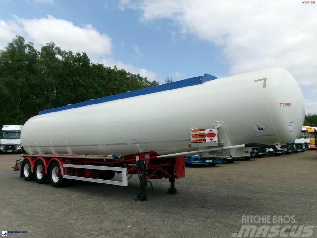 Feldbinder Fuel tank alu 44.6 m3 + pump Naczepy cysterna