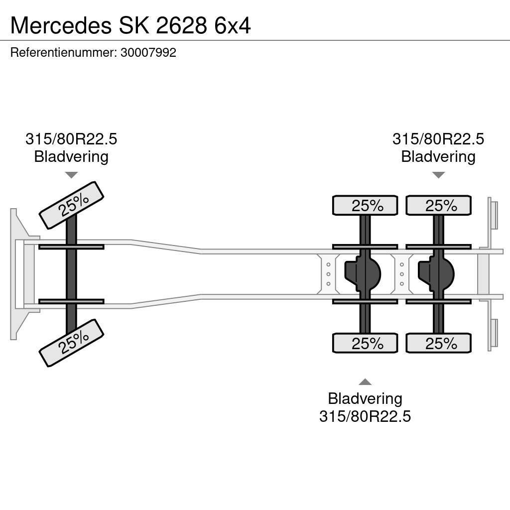 Mercedes-Benz SK 2628 6x4 Wywrotki