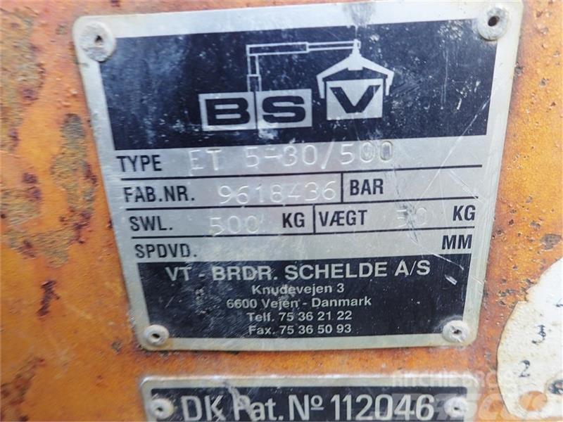 BSV Element tang 30 cm Type ET 5-30/500 Części do dźwigów oraz wyposażenie