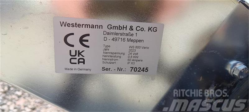 Westermann WS 800 elektrisk spalteskraber Inny sprzęt do obsługi inwentarza żywego