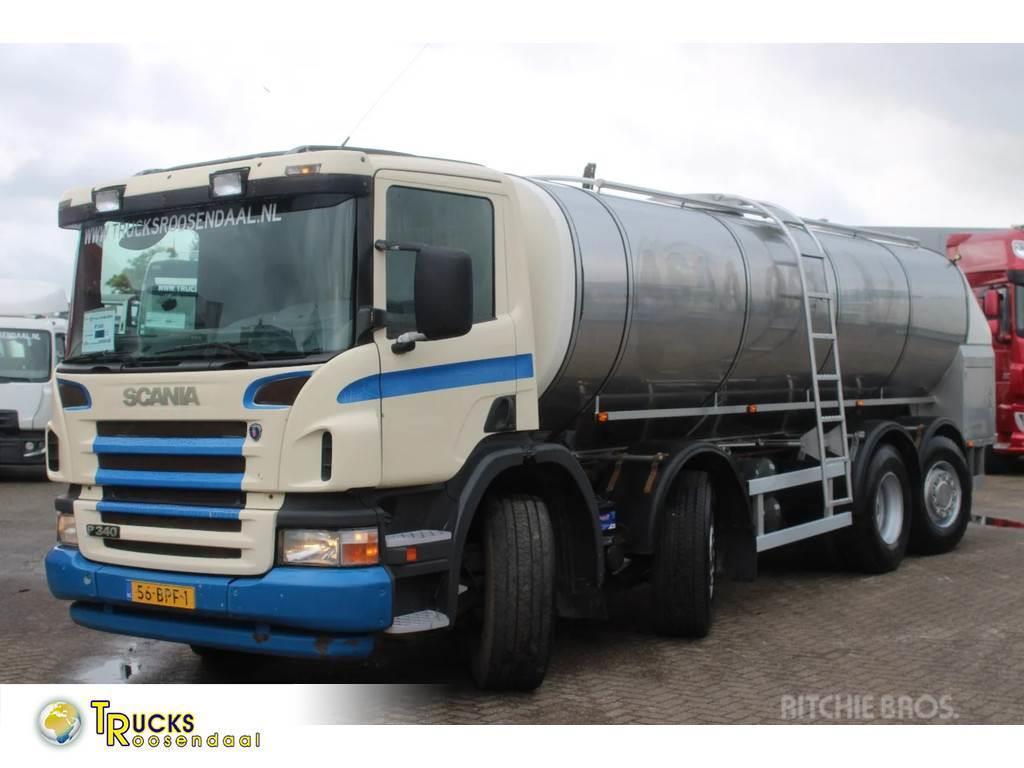 Scania P340 milk/water + 19.500 liter + 8x2 Cysterna