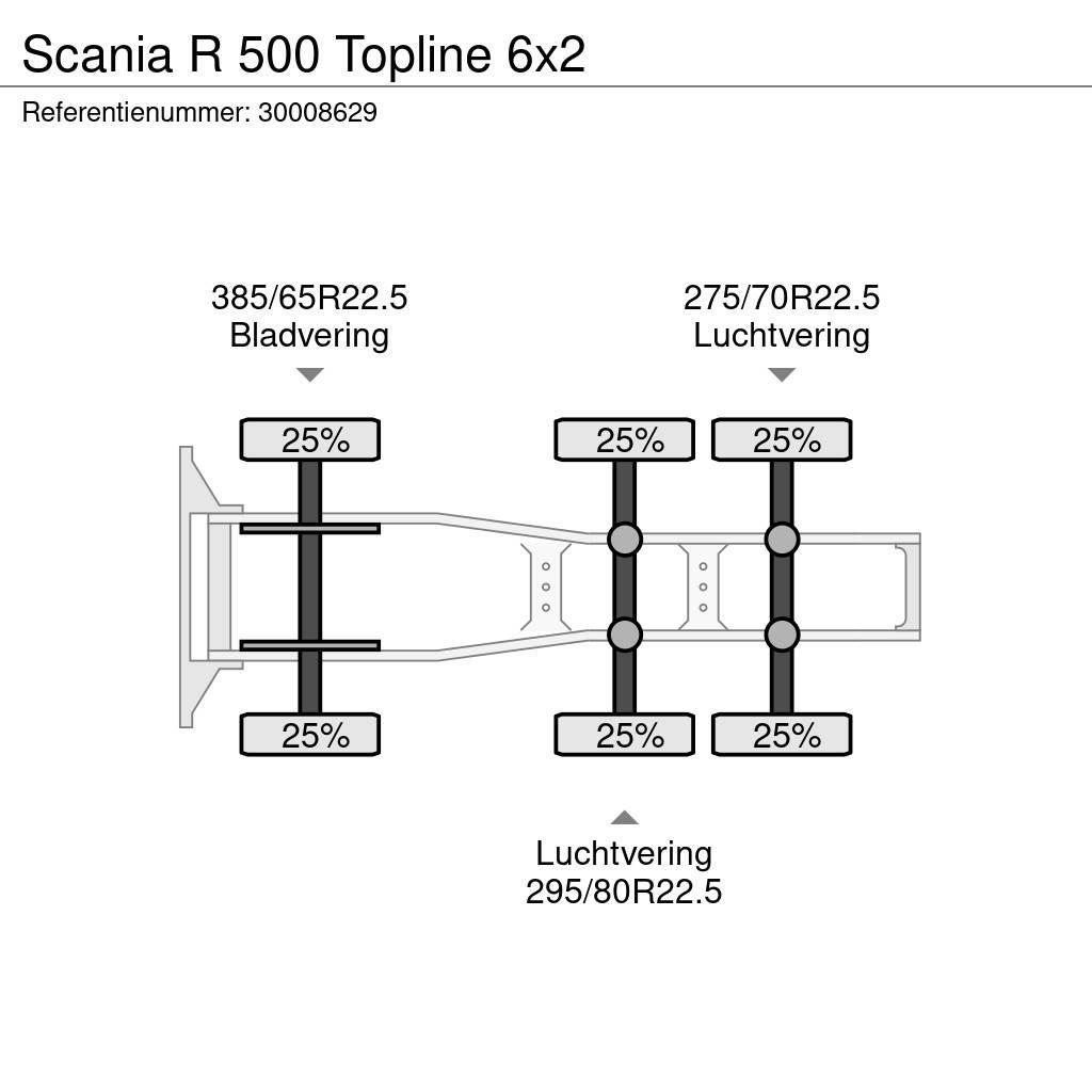 Scania R 500 Topline 6x2 Ciągniki siodłowe
