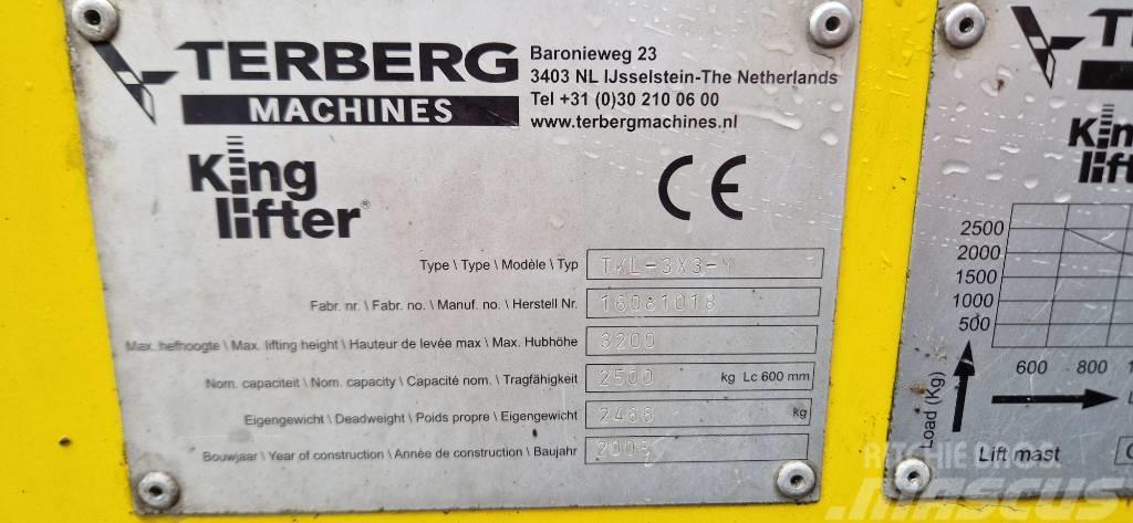 Terberg tkl 3x3 m Wózki widłowe montowane do pojazdów