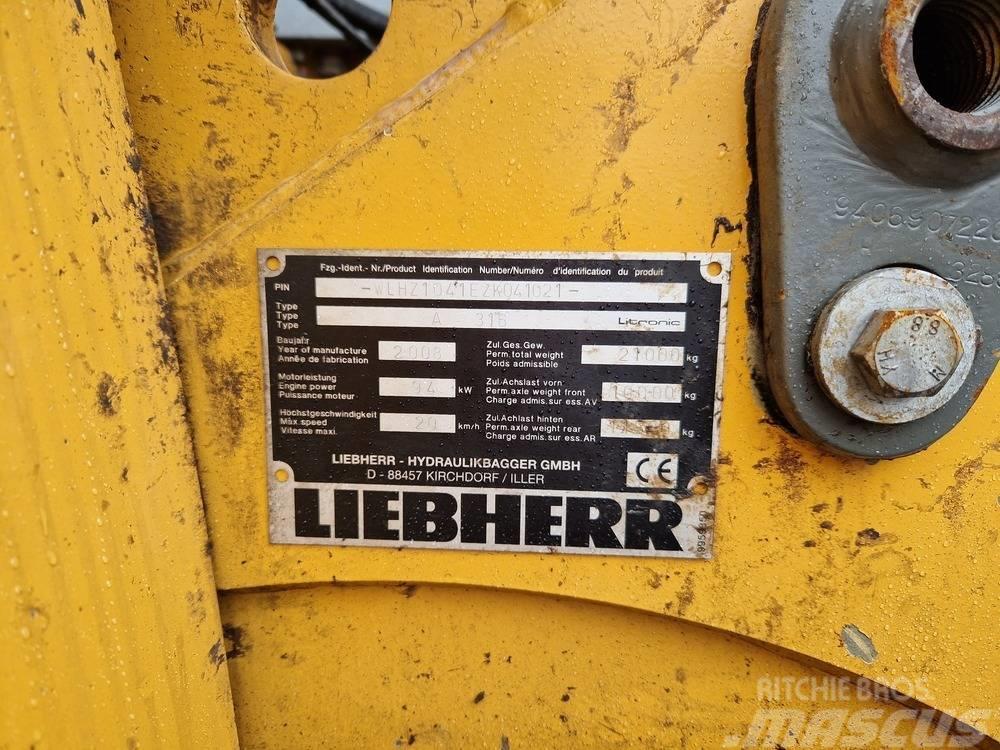 Liebherr A 316 Litronic Koparki do złomu / koparki przemysłowe