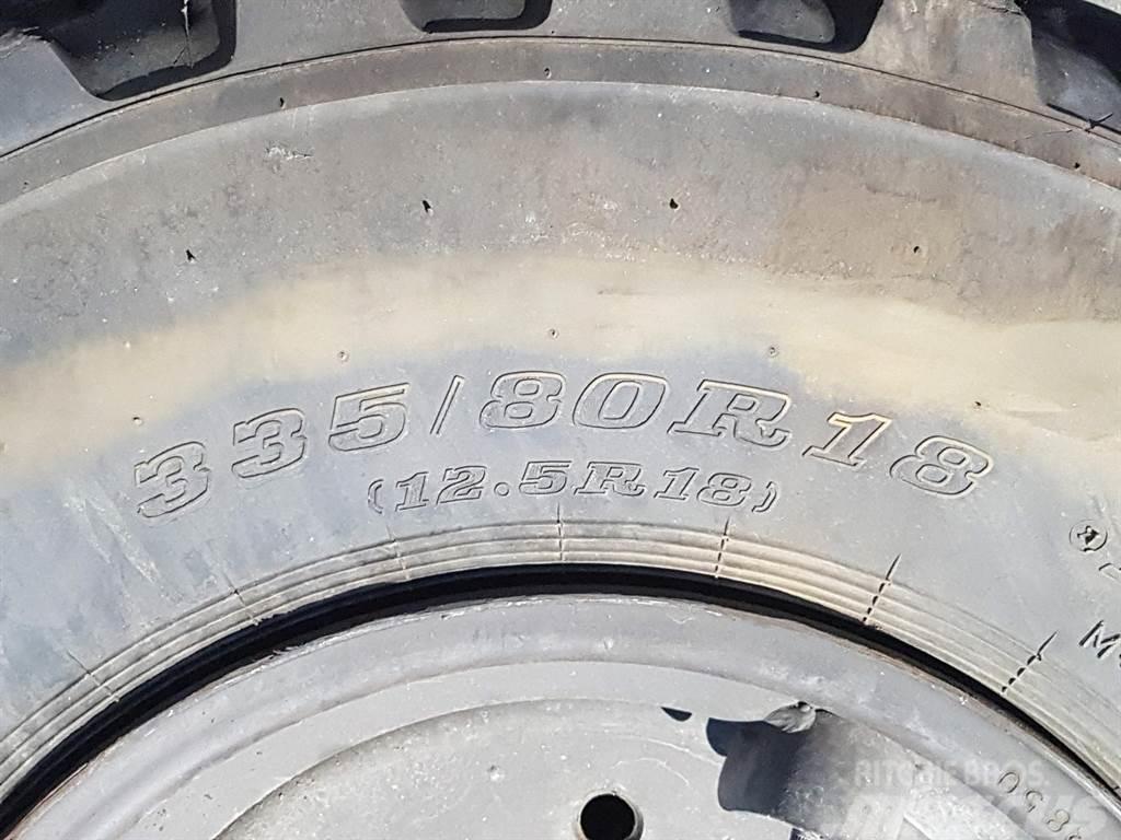 Ahlmann AS50-Solideal 12.5-18-Dunlop 12.5R18-Tire/Reifen Opony, koła i felgi