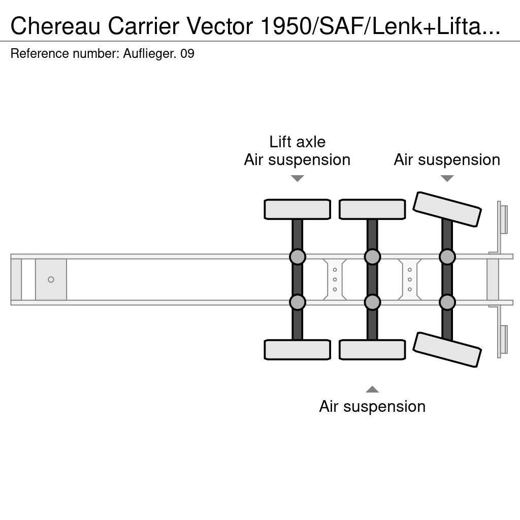 Chereau Carrier Vector 1950/SAF/Lenk+Liftachse/LBW Naczepy chłodnie