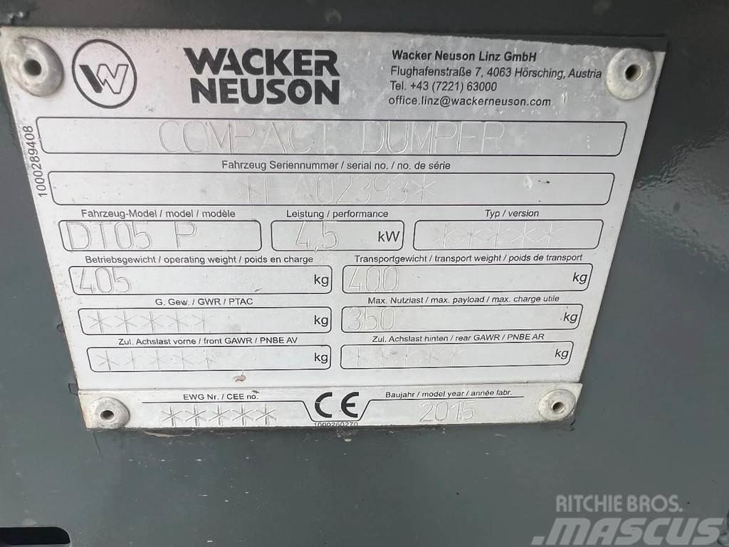 Wacker Neuson DT05P Wozidła kolebkowe