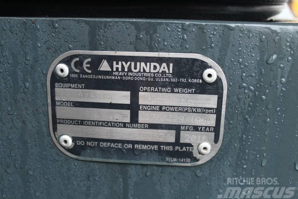 Hyundai HX 220 L / Pyörittäjä, Leica 3D, Rasvari, Lämmitin Koparki gąsienicowe
