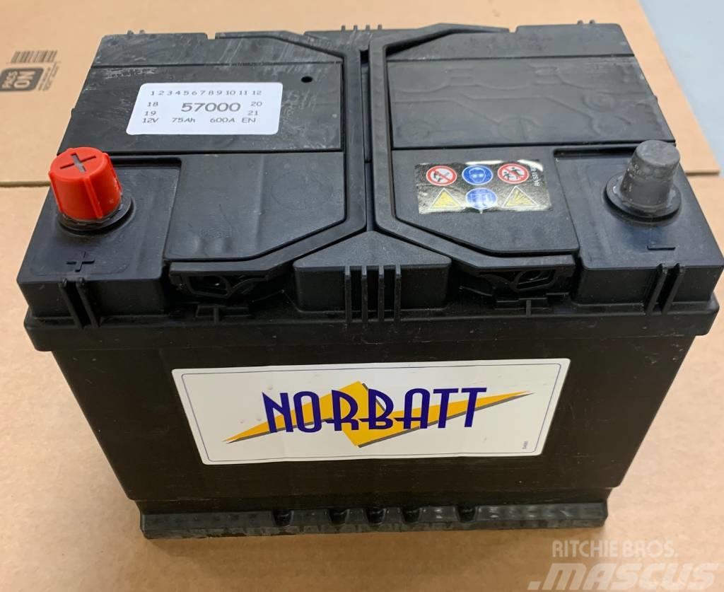  Norbatt Batteri 12V/75AH med BI Klack - 30-N57000 Chłodnice