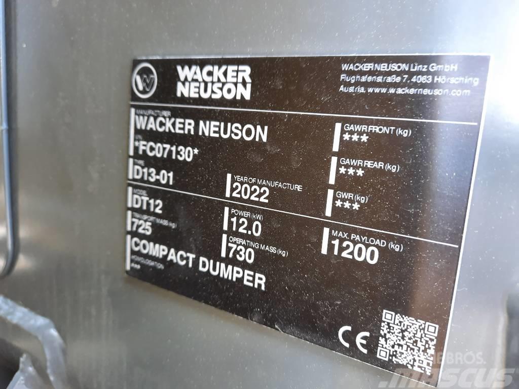 Wacker Neuson DT12 Wozidła gąsienicowe