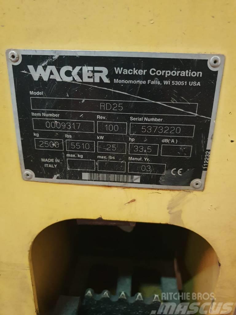 Wacker Neuson RD 25 Walce inne