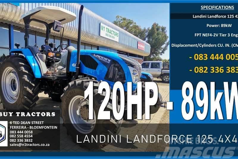 Landini Landforce 125 4WD Ciągniki rolnicze