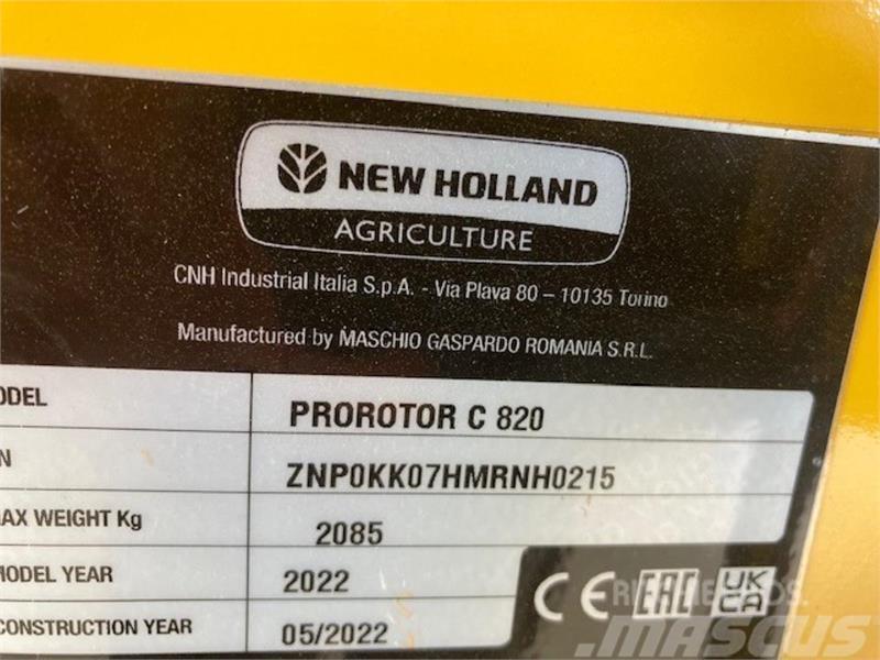 New Holland Prorotor C820 rive demo Zgrabiarki i przetrząsacze