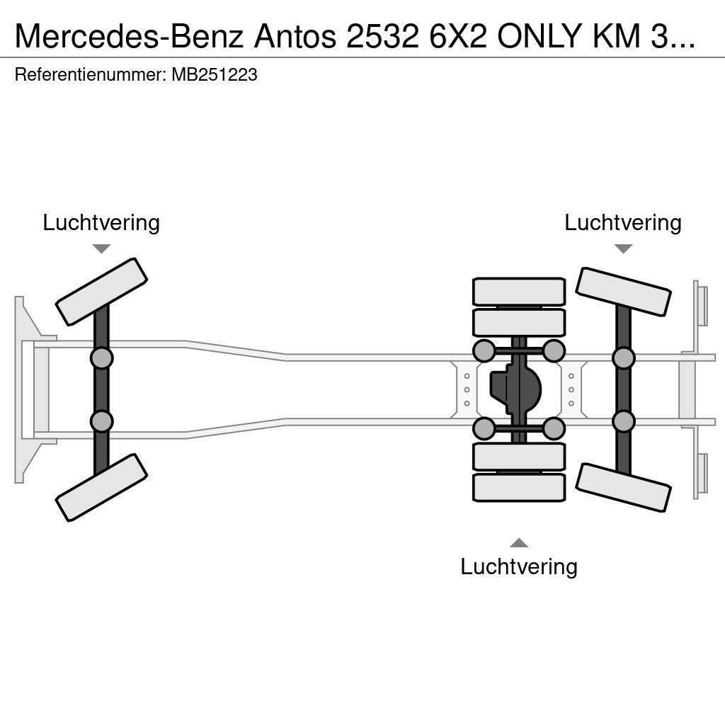 Mercedes-Benz Antos 2532 6X2 ONLY KM 303922 Ciężarówki firanki