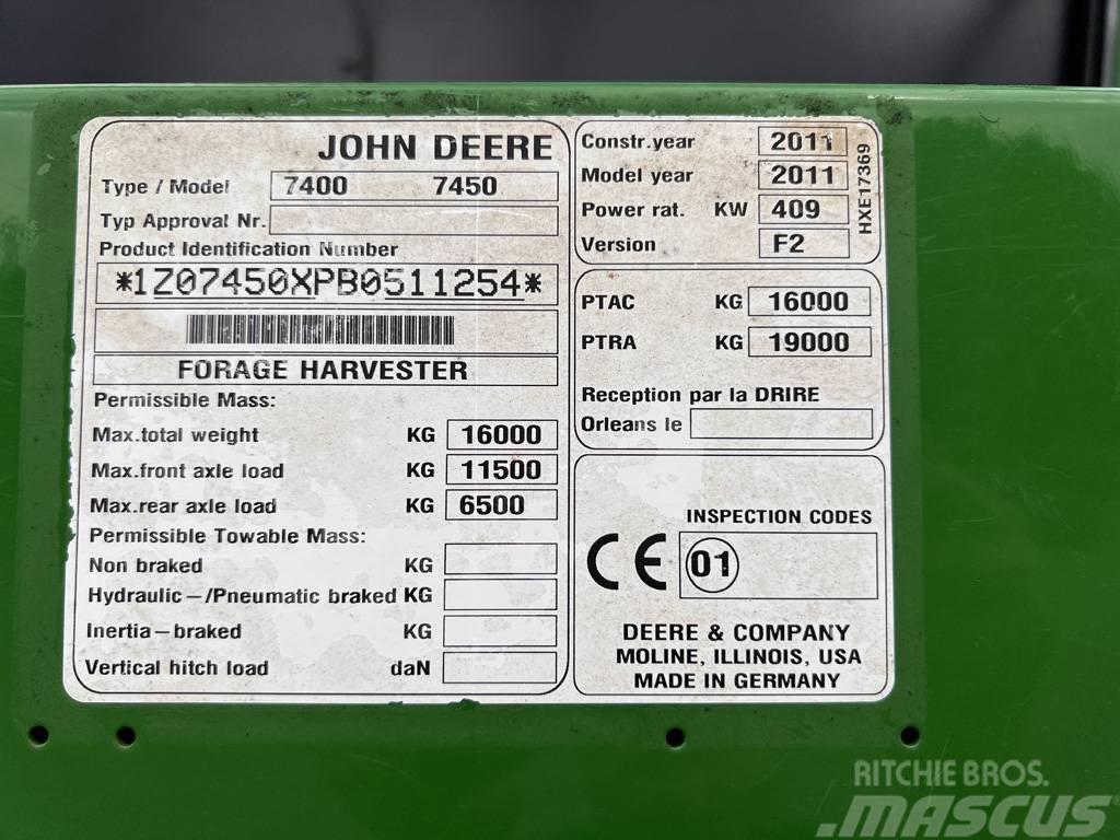 John Deere 7450 Sieczkarnie samojezdne