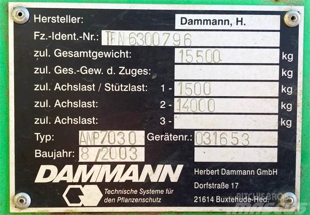 Dammann ANP 7030 Profi Class - Tandemspritze 30m Opryskiwacze zaczepiane
