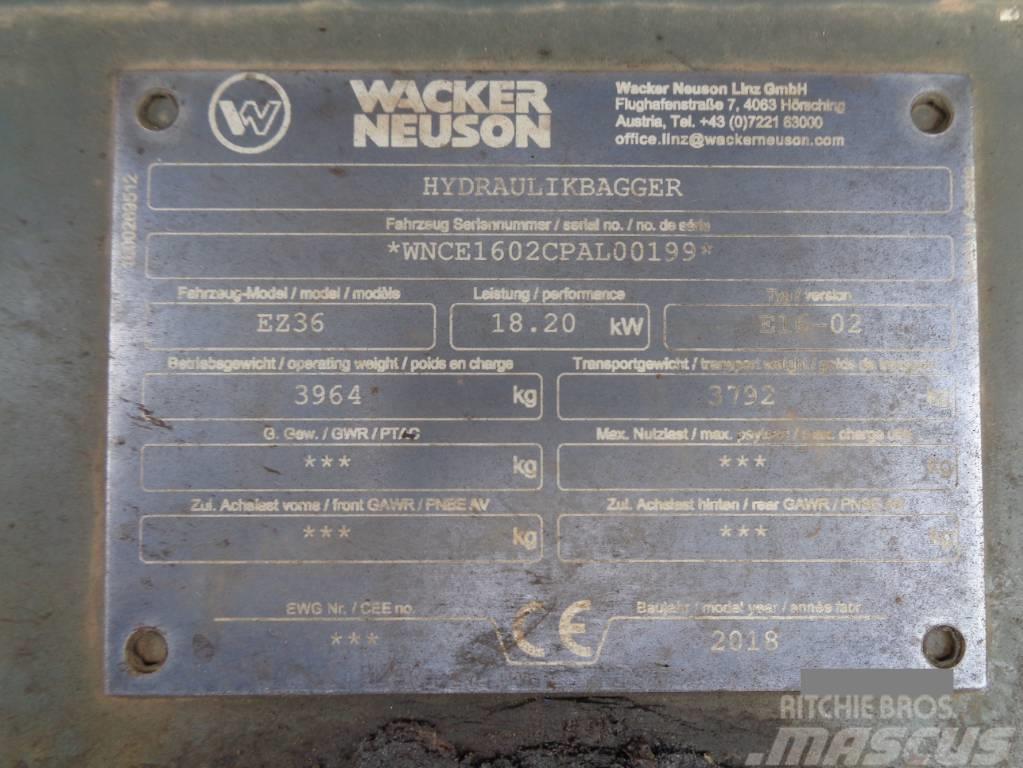 Wacker Neuson EZ36 Koparki gąsienicowe