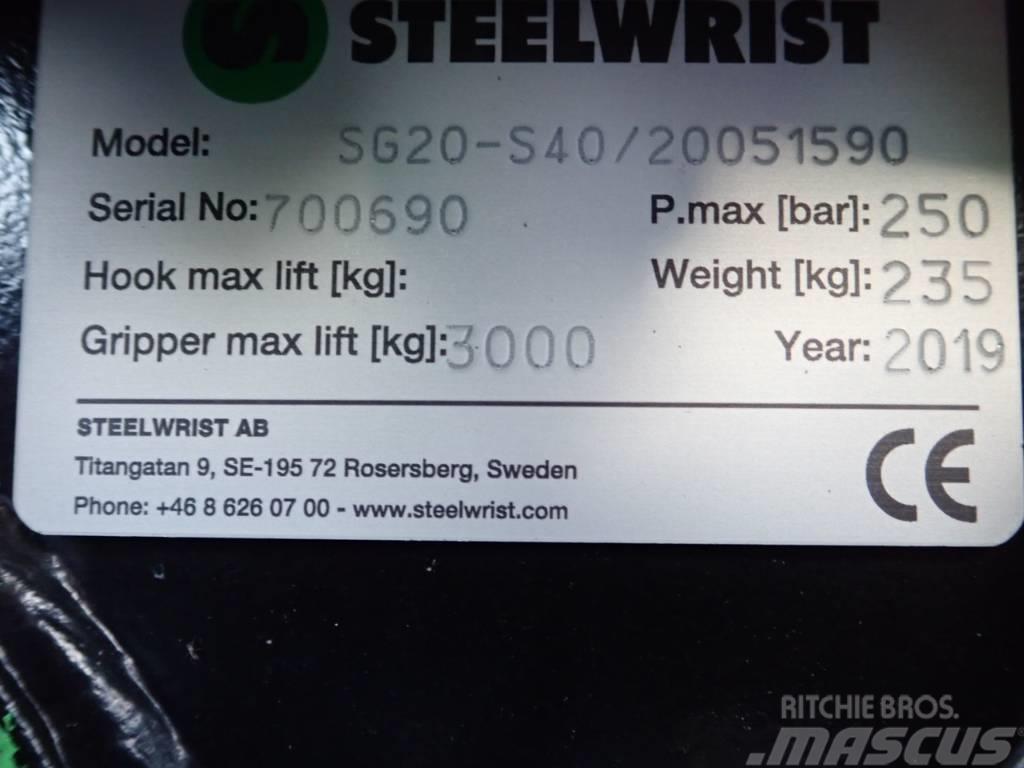 Steelwrist Sortiergreifer SG20 passend zu Volvo ECR35 Chwytaki