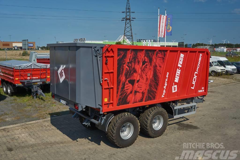 Metal-Fach T935/6 - 32m3 trailer with front sliding wall Przyczepy ogólnego zastosowania