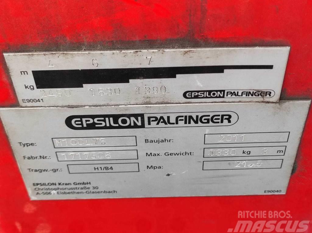 Palfinger EPSILON M100L75 Żurawie