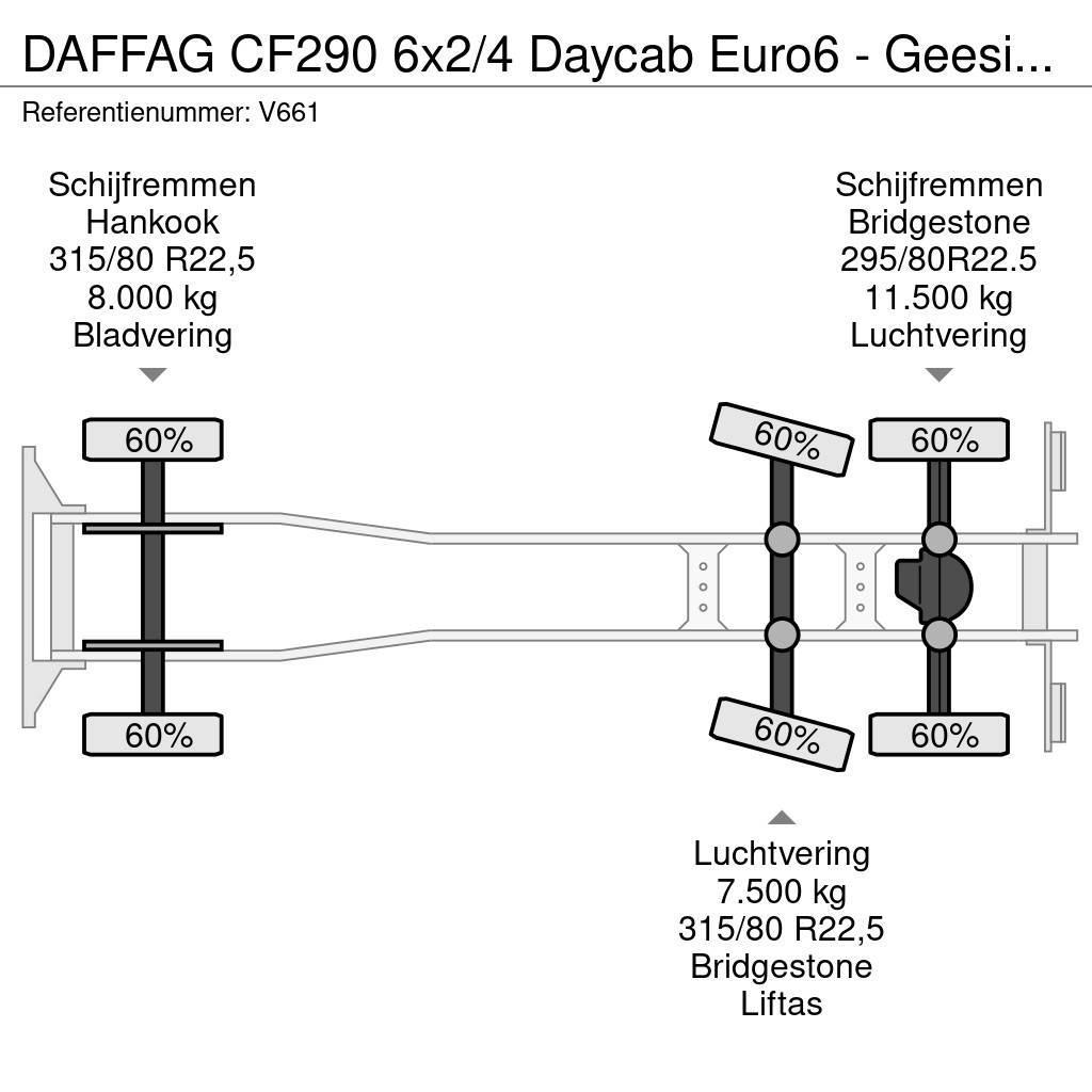 DAF FAG CF290 6x2/4 Daycab Euro6 - Geesink GPMIII 20H2 Śmieciarki