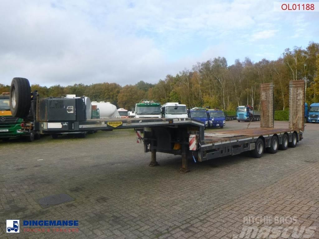 Broshuis 4-axle semi-lowbed trailer 71t + ramps + extendabl Naczepy niskopodłogowe