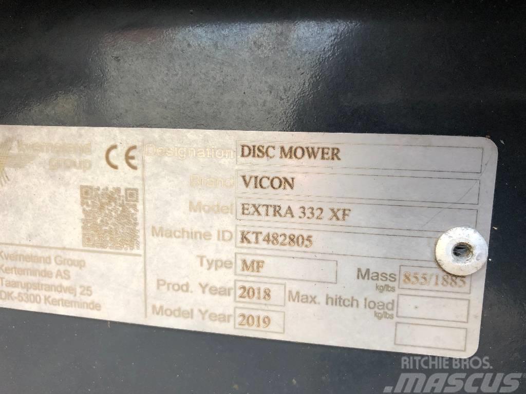 Vicon Extra 332 XF Dismantled: only parts Kosiarki ze wstępną obróbka paszy