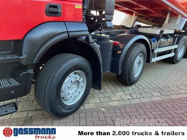 Iveco Trakker AD410T50 8x4, Stahlmulde ca. 16m³, hydr. Inne