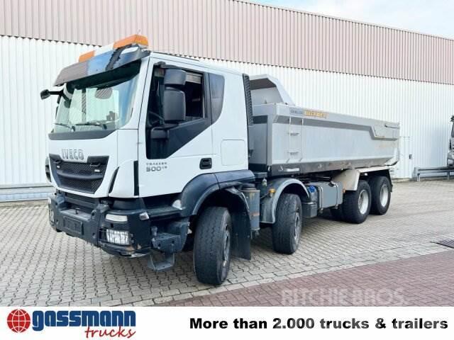 Iveco Trakker AT410T50 8x4, Stahlmulde ca. 16m³, hydr. Inne