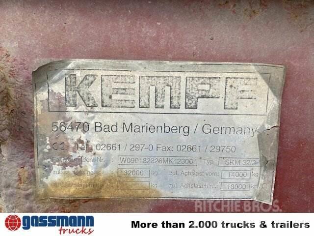 Kempf SKM 32/2 Stahlmulde ca. 24m³, Liftachse, Naczepy wywrotki / wanny