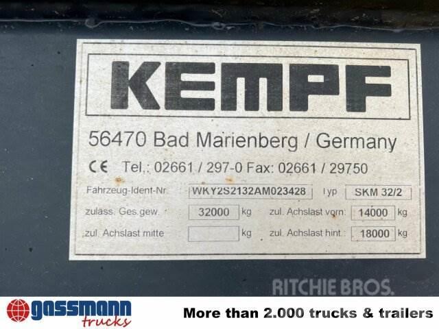 Kempf SKM 32/2 Stahlmulde ca. 23m³, Liftachse, Naczepy wywrotki / wanny