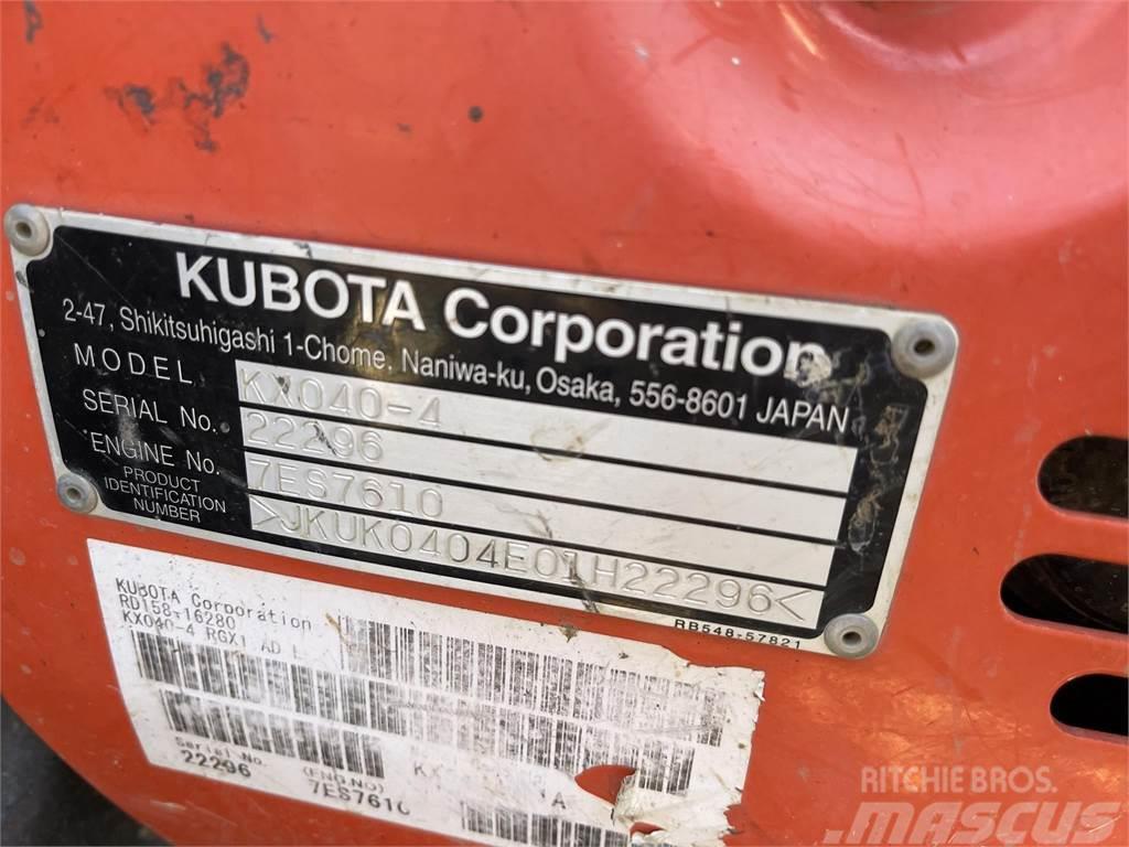 Kubota KX040-4 Minikoparki