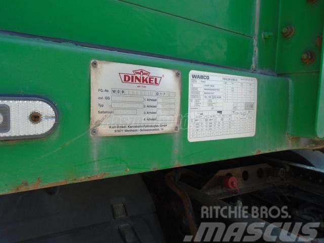 Dinkel DSAP 39000 4580 kg Platformy / Naczepy z otwieranymi burtami