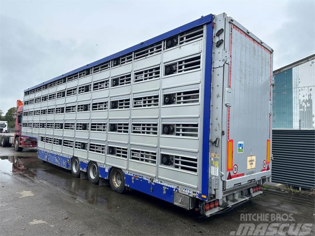 Pezzaioli 5-stock Grise trailer 5-stock Naczepy do transportu zwierząt