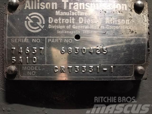 Allison transmission Model CRT3331-1 Przekładnie i skrzynie biegów