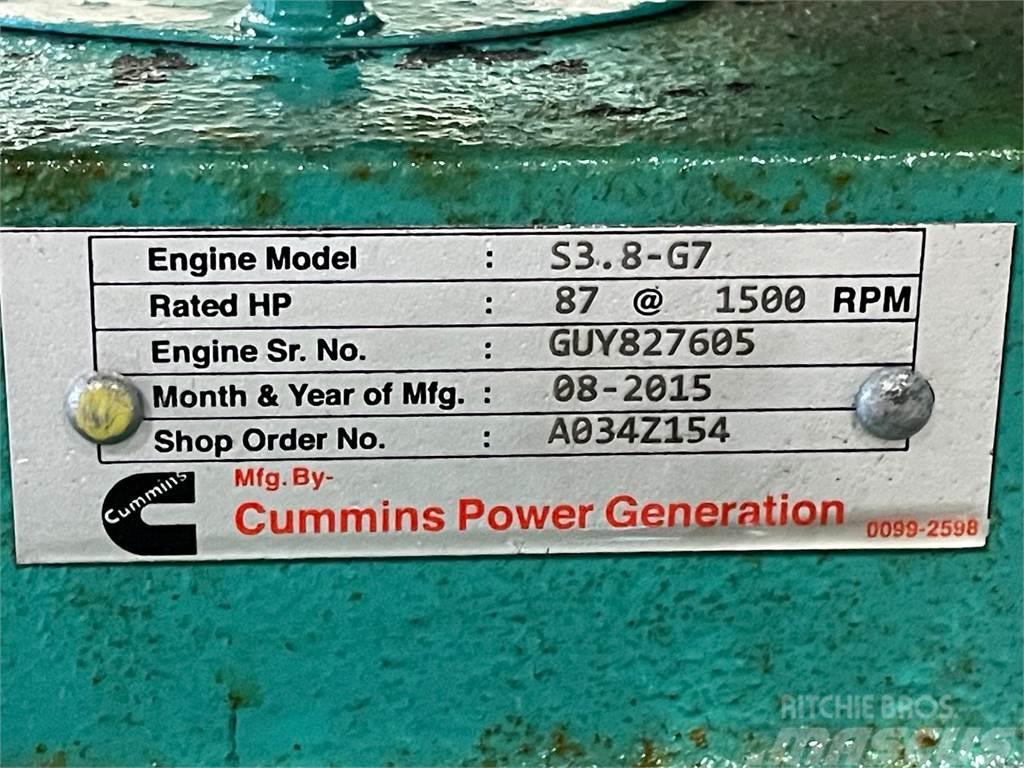Cummins S3.8-G7 motor (Mercedes OM314) - komplet med køler Silniki