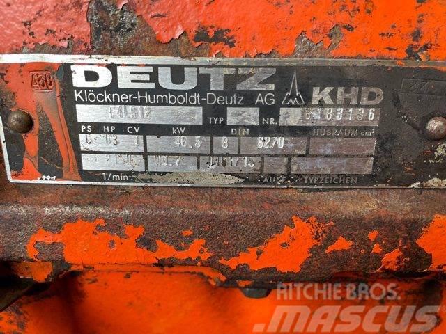 Deutz F4L 912 motor - kun til dele Silniki