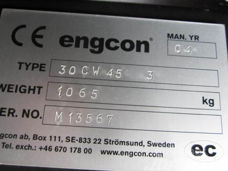 Engcon EC30 tiltrotator Szybkozłącza