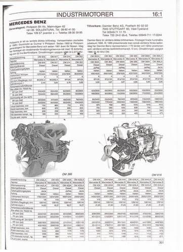 Mercedes-Benz OM364A motor - 65 kw/1800 rpm Silniki