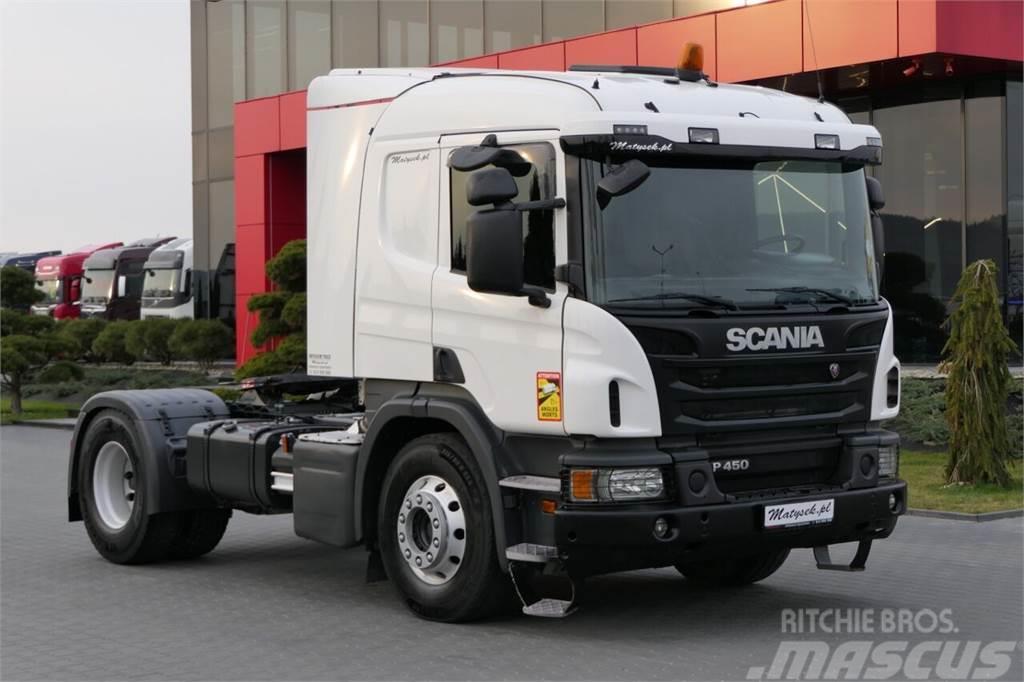 Scania P 450 / RETARDER / HYDRAULIKA / NISKA KABINA / WAG Ciągniki siodłowe