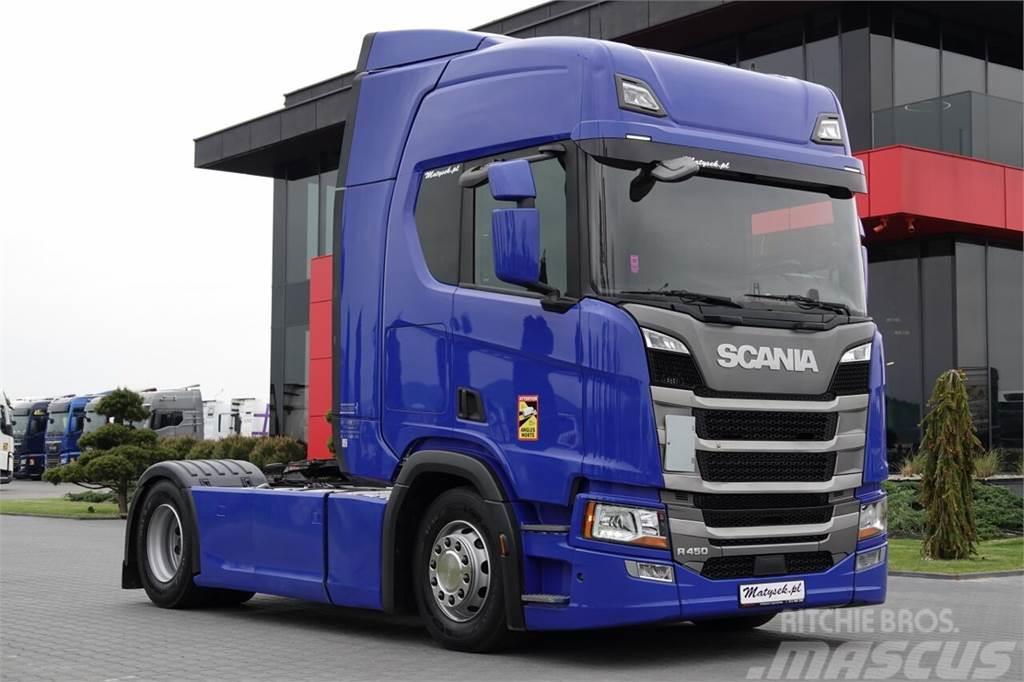 Scania R 450 / RETARDER / NAVI / NOWY MODEL / OPONY 100 % Ciągniki siodłowe