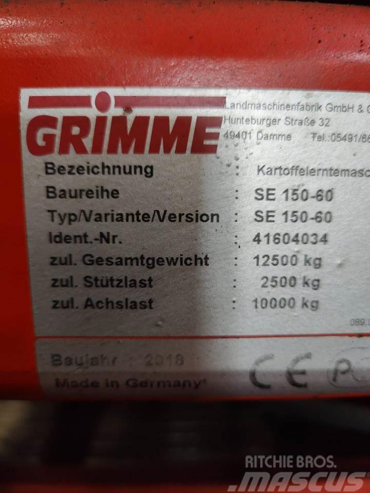 Grimme SE150-60UB-XXL Kombajny ziemniaczane i kopaczki