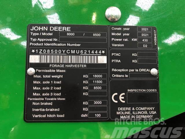 John Deere 8500 Kombajny silosowe