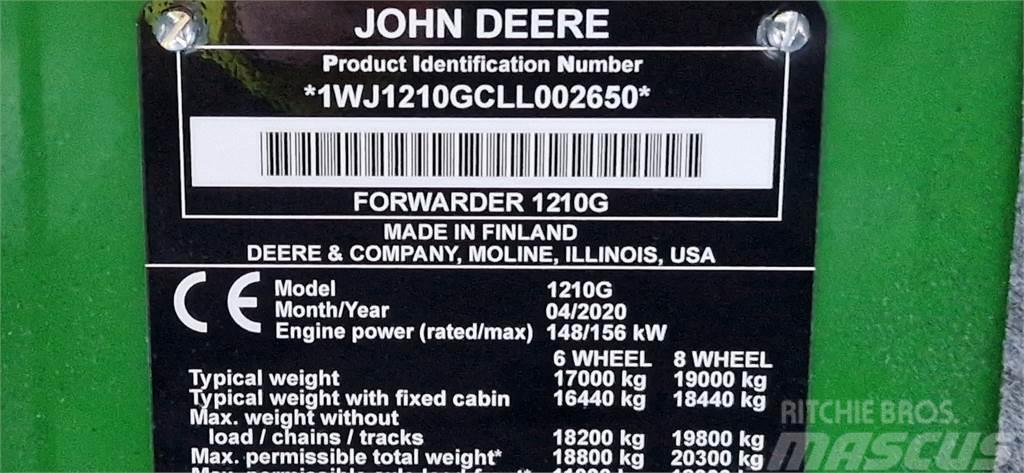 John Deere 1210G Forwardery